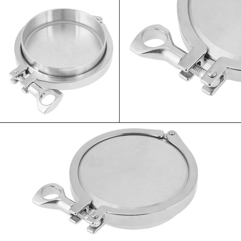 Jectse Stainless Steel Sanitary Pipe Fittings kitï¼Œwith Heavy Duty Tri Clamp,102mm 4" End,Weld Ferrule,silicone gasket - Image 2